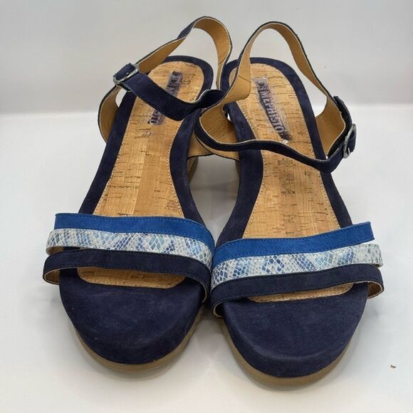 NWOT Mephisto GINY Women's Sandal - Indigo‎ Blue Size 42 US 12 - Picture 2 of 6